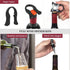 Goose-Style Rapid Wine Opener Set 20 x 13 cm – Heavy-Duty Lever Corkscrew with Foil Cutter, Pourer, Stopper, and Extra Spiral Worm – Premium Stainless Steel Wine Kit in Gift Box (Black)