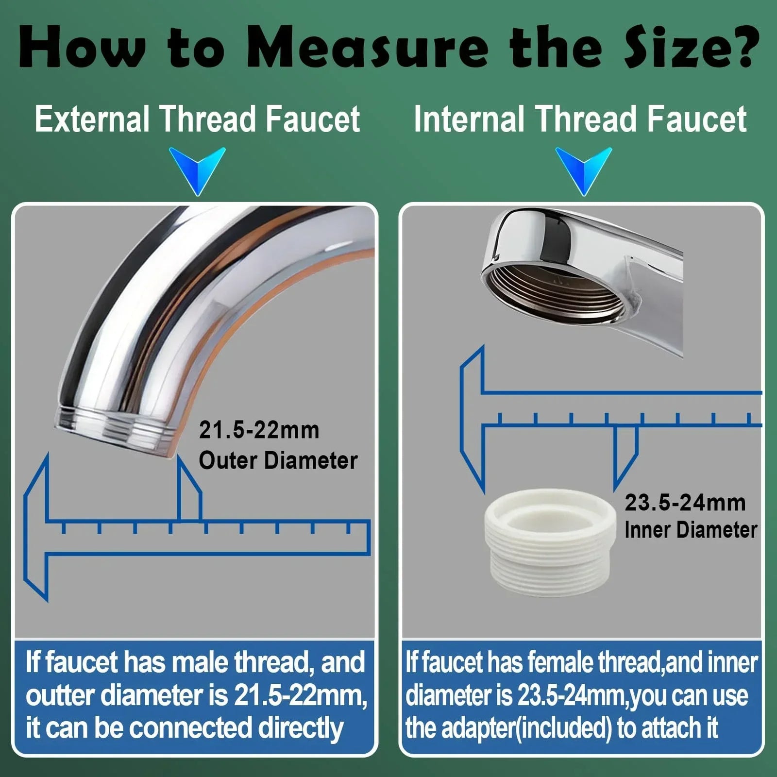 Multi‑Function Rotating Faucet Aerator with 360° Gooseneck – Universal Fit