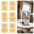 6000 mah Portable Mini Underwear Washing Machine - 1.6L Mini Laundry Machine 3 Cleaning Modes Laundry Machine, Power Storage Design, Can Be Used Wirelessly, for Travel,RV,Camping(White)