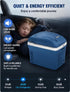 8L Portable Car Mini Fridge, Cooler and Warmer for Vehicle, Home, Office, Camping, Road Trips, and Outdoor Picnics(Blue)
