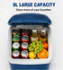 8L Portable Car Mini Fridge, Cooler and Warmer for Vehicle, Home, Office, Camping, Road Trips, and Outdoor Picnics(Blue)