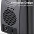 6L Car Refrigerator Cooler & Warmer, Portable Electric Cooler for Travel,12V Mini Fridge with Cup Holders, Quiet Thermoelectric Cooler for Car, Camping(dark gray)