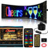13.7"x4.02" Super Brighter USB 5V Bluetooth Scrolling LED Sign
Flexible Programmable Screen with APP Control,Custom Text Pattern Animation, Waterproof RGB Signs for Car,Home,Store,Bar(Multicolor)
