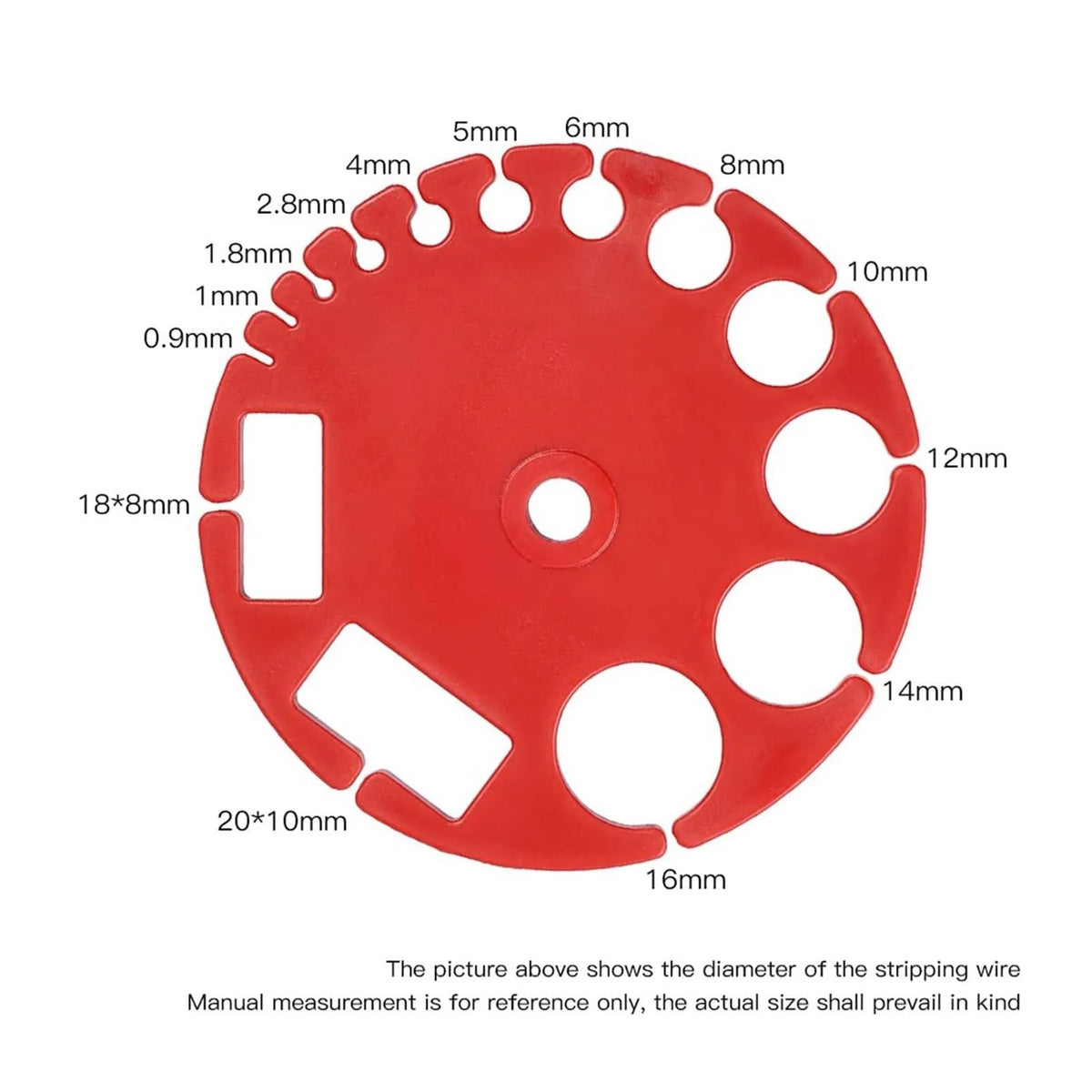 Handheld Manual Wire Stripping Machine – Compact & Portable. Includes 10 Replacement Blades for all your stripping needs(red)