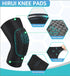 Honeycomb Knee Pads for Kids, Teens & Adults – Protective Compression Knee Guards for Basketball, Football, Cycling & Running(Black,M)