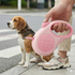 Retractable Dog Leash – 16.5 ft Automatic Walking Lead with One-Hand Brake Lock & Anti-Tangle Nylon Tape – Heavy-Duty 55 lb Capacity – Ideal for Small to Medium Dogs (Pink)