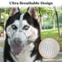 Soft Mesh Dog Muzzle for Small Medium Large Dogs – Breathable Adjustable Anti-Bite Chewing Guard with Overhead Strap – Fits Labrador, German Shepherd, Golden Retriever – 5 Sizes (Grey,XL)