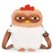 Cute Chicken Plush Crossbody Bag – White & Brown Kawaii Animal Backpack for Kids & Girls | Fun Gift Idea