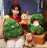 Christmas 4-in-1 Plush Set (Tree + Santa + Reindeer): Perfect Birthday/Christmas/Party Gift for Boys, Girls & Adults