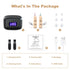 Rechargeable Behind-the-Ear Hearing Aids with Charging Case – Lightweight & Invisible Sound Amplifier for Seniors (Black Case, Skin Tone Device)