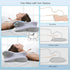 High-Performance Butterfly Memory Foam Pillow – 15° Cervical Support, Cooling Gel Cover, Ergonomic Contour Design for Neck Pain Relief & Deep Sleep – Ideal for Side & Back Sleepers (White & Gray)