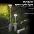 Portable Telescopic Camping Light with 5000mAh Battery – Rechargeable, IPX65 Waterproof, Magnetic & Multi-Mode Outdoor Lamp (Grey)