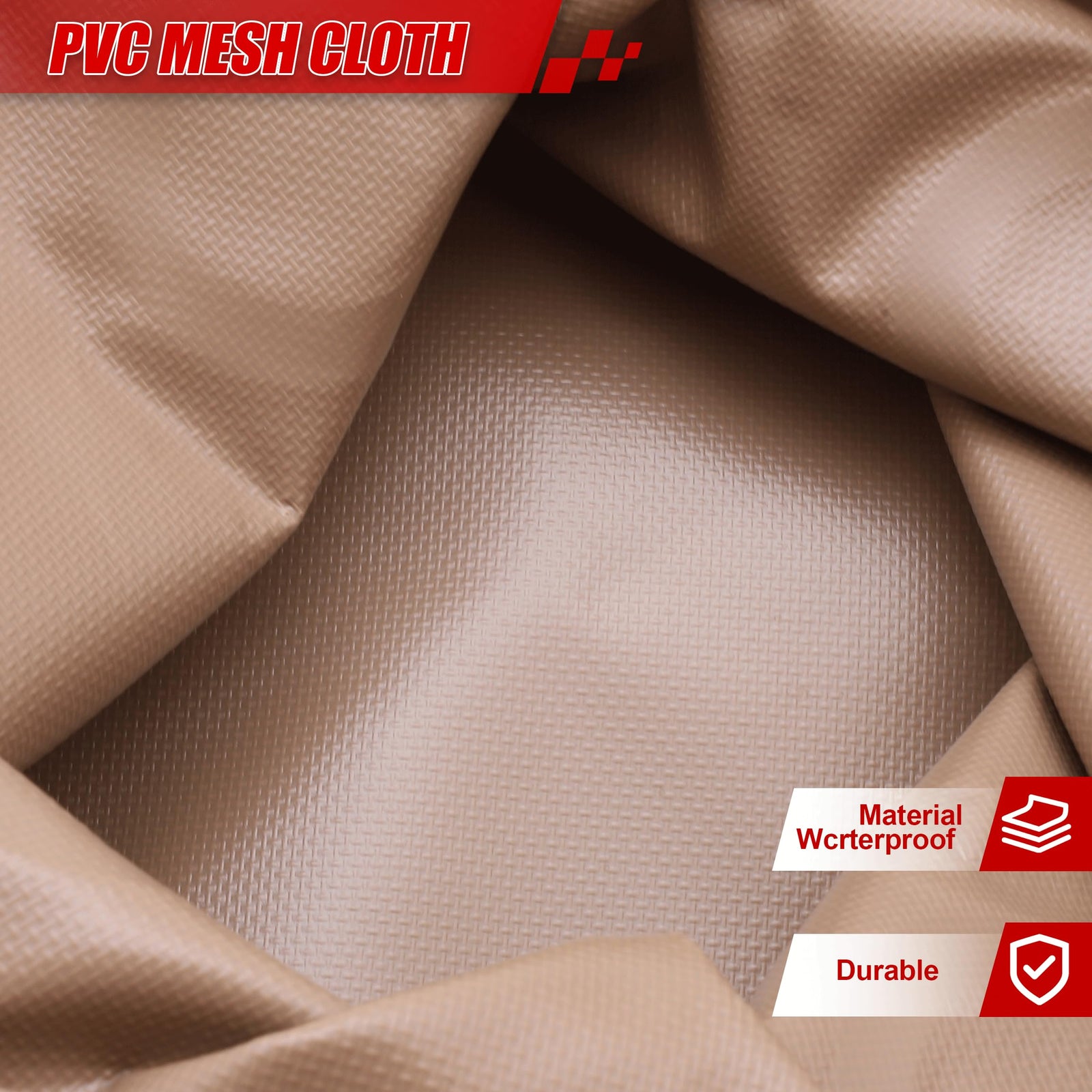 Multi-Use Collapsible Bucket – Foldable Camping Container with Dual Handles, 10L/20L Capacity, Supports 22 lbs or 44 lbs, Waterproof PVC Mesh for Fishing, Washing, Picnics & Outdoor Use (Coffee,Trumpet)