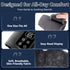 Wireless Foot and Ankle Massager with Heat & Vibration for Home, Office & On-the-Go (gray)