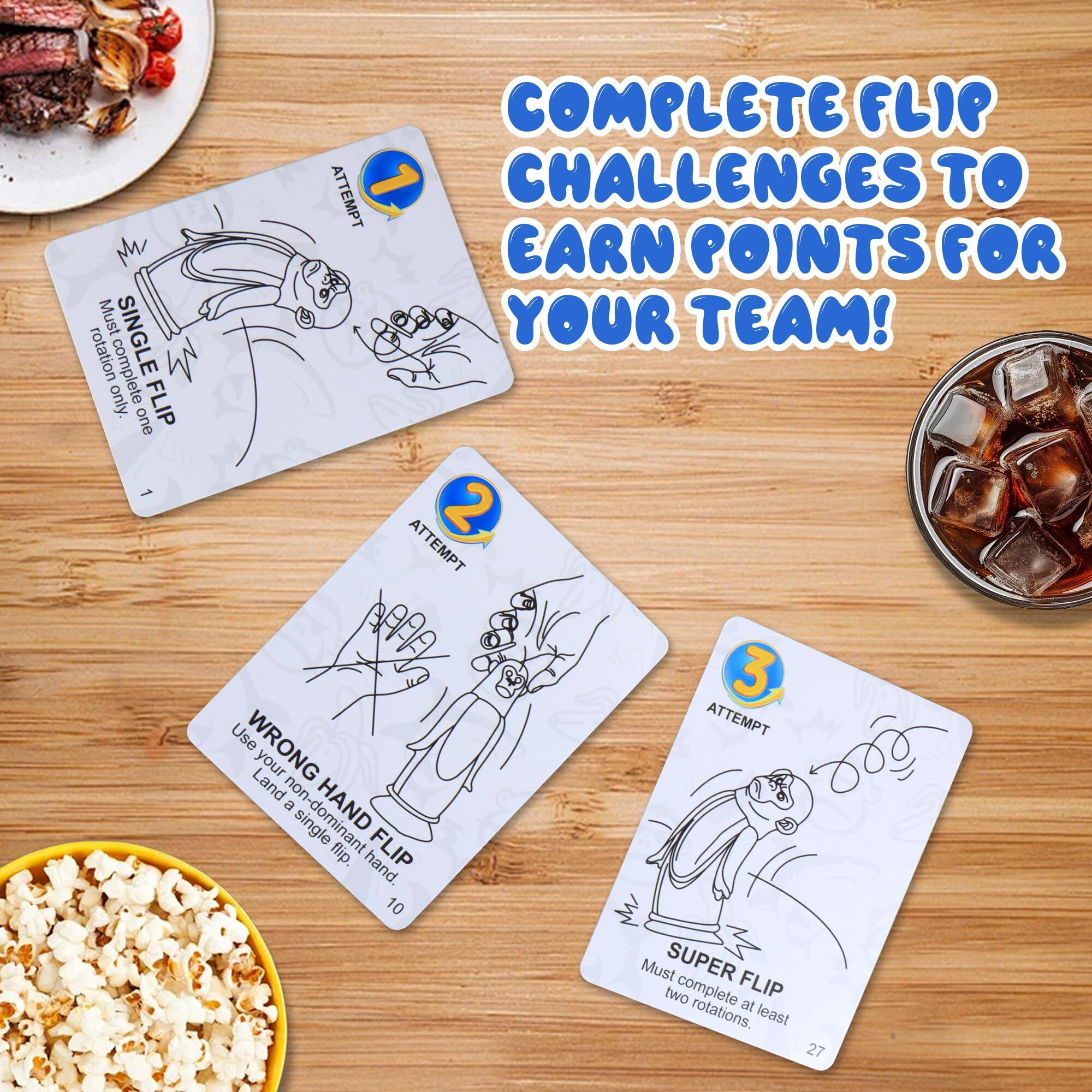 Banana Monkey vs Sharkman Flip Game – Fun Toss & Flip Challenge for Family, Party & Group Play | Other Action Games Available In-Store