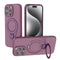 Magnetic Shockproof Case with 360-Degree Rotating Ring Stand for iPhone 16 Pro Max – Slim Protective Phone Cover with Airbag Corners and Wireless Charging Support for Home, Office, Travel and Daily Use (Purple)