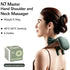 Hand-Like Neck & Shoulder Massager with 4D Kneading and Heat – Portable Massage Device for Back, Legs, and Neck Relaxation (Forest Green)