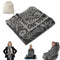 Premium Travel Blanket – Ultra-Soft Knit Wrap for Airplane, Car, Office Naps, and Gifts – Lightweight, Breathable, and Stylish with Storage Bag (Black)
