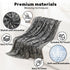 Premium Travel Blanket – Ultra-Soft Knit Wrap for Airplane, Car, Office Naps, and Gifts – Lightweight, Breathable, and Stylish with Storage Bag (Black)