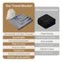 Premium Travel Blanket – Ultra-Soft Knit Wrap for Airplane, Car, Office Naps, and Gifts – Lightweight, Breathable, and Stylish with Storage Bag (Blue)