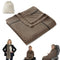 Premium Travel Blanket – Ultra‑Soft Knit, Lightweight, Portable Bag/Pillow Combo