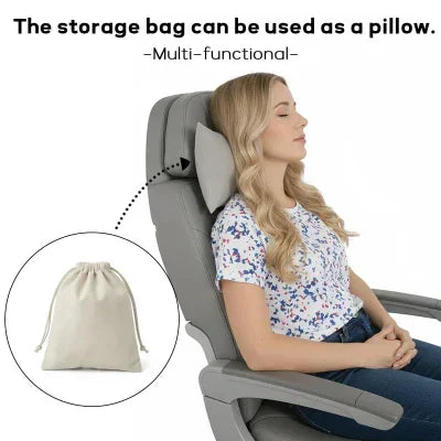 Premium Travel Blanket – Ultra‑Soft Knit, Lightweight, Portable Bag/Pillow Combo