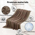 Premium Travel Blanket – Ultra‑Soft Knit, Lightweight, Portable Bag/Pillow Combo