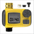 Smart Outdoor Watering Timer with Rain Delay & Manual Mode – Automatic Garden Irrigation Controller for Lawn, Patio, Pool and Vegetable Garden (Yellow)
