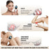 Modern Jingluo Beauty Massager – Electric Meridian Facial & Body Roller with Gentle Suction and Warmth, Multi-Speed Skincare Tool for Relaxing Rituals (White)