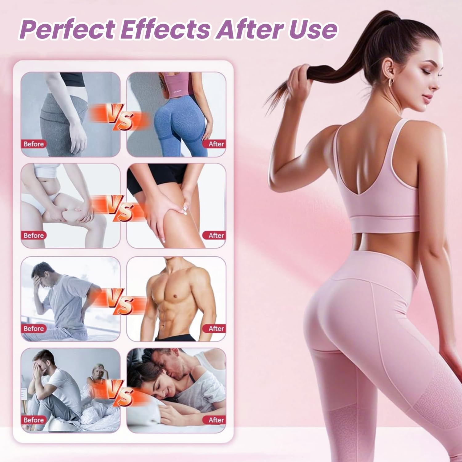 Smart Thigh Trainer with LED Display – 12-80lb Adjustable Resistance, 360° Rotation Kegel Exercise Equipment for Women (Purple) | Other Colors Available in Store