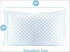 Standard Size Cooling Pillow with Shredded Memory Foam & Gel Infusion – Adjustable Loft, Breathable Dual-Sided Cover, 20" x 26" (Blue) | Other Sizes Available in Store