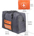 Compact Foldable Travel Duffel Bag – Lightweight Carry-On for Weekend Trips, Overnight & Gym Use (Orange) | Other Colors Available In-Store