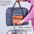 Compact Foldable Travel Duffel Bag – Lightweight Carry-On for Weekend Trips, Overnight & Gym Use (Orange) | Other Colors Available In-Store