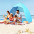 Pop Up Beach Tent: 3-4 Person UPF 50+ Sun Shelter with Carry Bag – Quick-Setup Shade for Beach/Camping(XL)