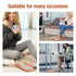 Smart Foot Massage Mat with 6 Modes & 15 Intensity Levels – Rechargeable Pulse Therapy Pad for Relaxation at Home, Office, or Travel (Orange)