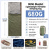 Ultralight 1.5lbs Sleeping Bag 50-70°F for Warm Weather
Waterproof nylon shell, breathable polyester fill, 2-way zipper for double bag use, machine washable, for teens & adults(Olive Green)