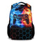 Gaming Backpack for Boys - 17 Inch Gamer Backpacks for Kids Toddler, Lightweight Durable Bookbag for Middle School High School, B (black)