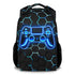 Gaming Backpack for Boys - 17 Inch Gamer Backpacks for Kids Toddler, Lightweight Durable Bookbag for Middle School High School, B (black)