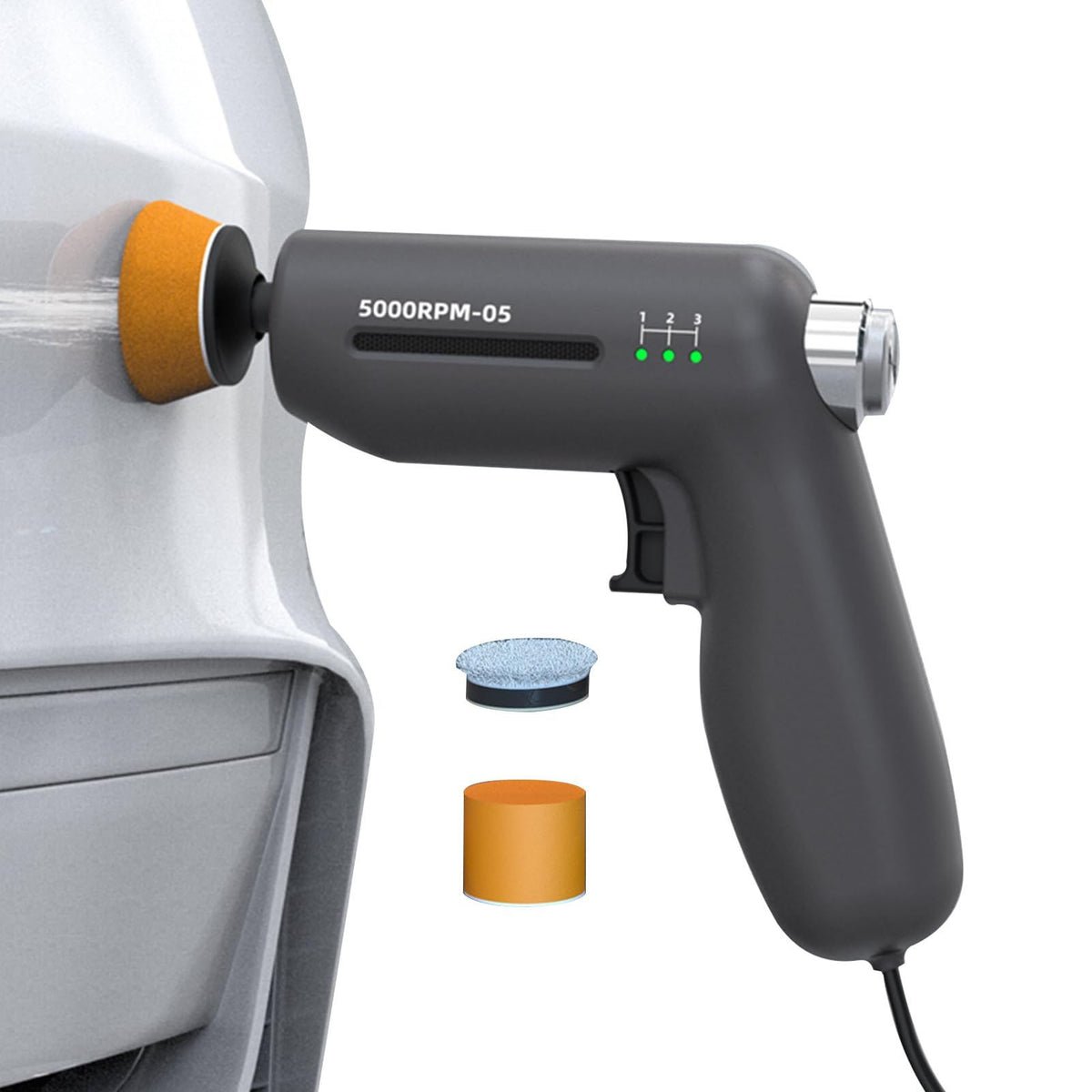 Car Scratch Repair Machine with Powerful Scratch Remover, Black Electric Car Polisher & Buffer, Lightweight for Coating, Glaze Waxing & Maintenance(black)