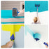 7Pcs/Set Paint Roller Kit with Sticks Paint Roller Pro Transform Your Room in Just Minutes Quickly Decorate Runner Tool Painting Brush Set(blue)
