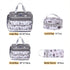 Newborn Diaper Bag Set with Changing Pad – 4-Piece Baby Organizer, Large Capacity Mom Backpack, Insulated Bottle Sleeve & Lunch Bag, Travel Diaper Bag for Moms (Grey)