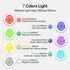7-Color Facial Light Mask for Home Skincare – Rechargeable LED Beauty Device with 270 LEDs, One-Touch Control & Auto-Timer (Black with Rose Gold Trim)   | Other Colors Available in Store