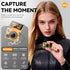 Sized Double Lens Camera with 32GB Memory Card, Green
Double Lens Miniature Thumb Camera with Reversible Display and 21 for Selfie Action Photography(Green)