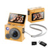 Sized Double Lens Camera with 32GB Memory Card, Green
Double Lens Miniature Thumb Camera with Reversible Display and 21 for Selfie Action Photography(Green)