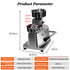 Hamburger Patty Maker & Burger Press – Kitchen Meat Molding Machine for Perfect Patties, Available in 100mm / 130mm / 150mm Sizes, 150mm (silver)