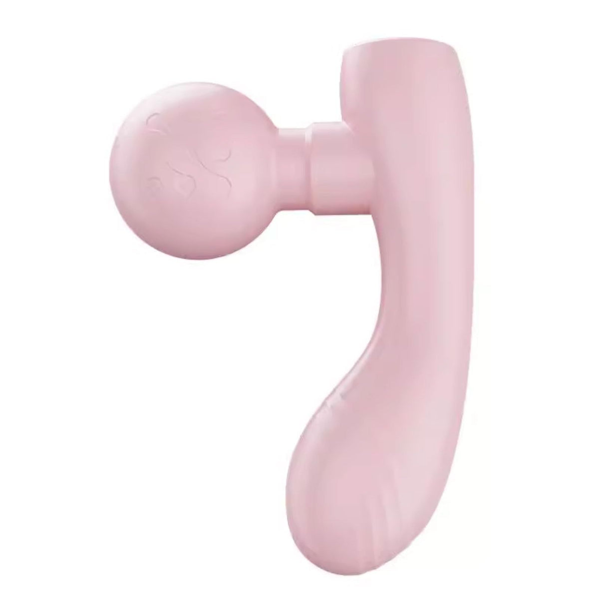 Rechargeable Dual-Head Vibrating Fascia Massager – Portable Handheld Muscle Relaxer for Deep Tissue Relief and Everyday Recovery(Pink)