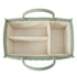 Large Baby Diaper Caddy Organizer – Stylish Storage Basket for Nursery, Changing Table & Travel – Portable Urn for Diapers, Wipes, Toys & Essentials (Green)