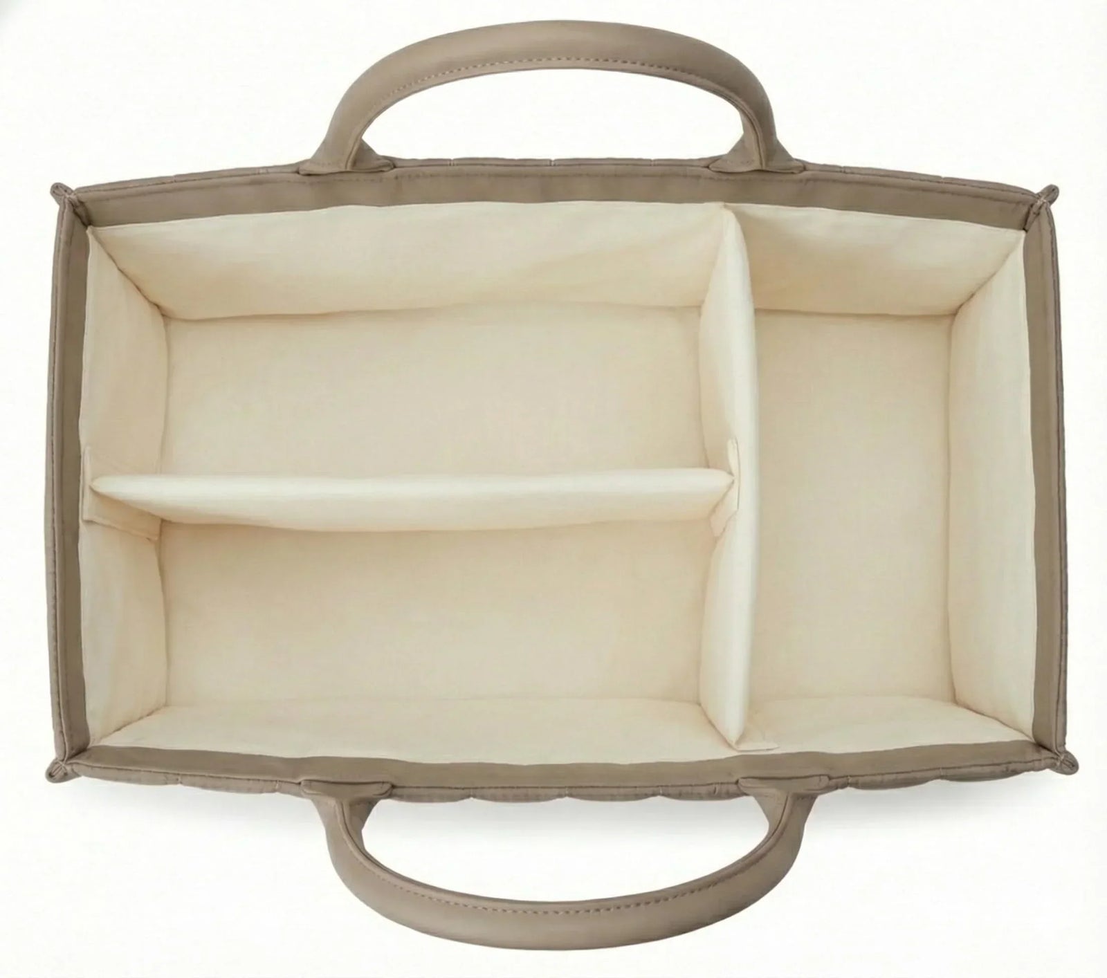 Large Baby Diaper Caddy Organizer – Stylish Storage Basket for Nursery, Changing Table & Travel – Portable Urn for Diapers, Wipes, Toys & Essentials (Brown)