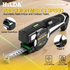Laser Tape Measure with Green Laser Line, No-Ladder Ceiling Measuring, Side Laser for Picture Hanging, Auto-Lock 16ft/5m Metric & Imperial, with Batteries(black)