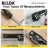 Laser Tape Measure with Green Laser Line, No-Ladder Ceiling Measuring, Side Laser for Picture Hanging, Auto-Lock 16ft/5m Metric & Imperial, with Batteries(black)